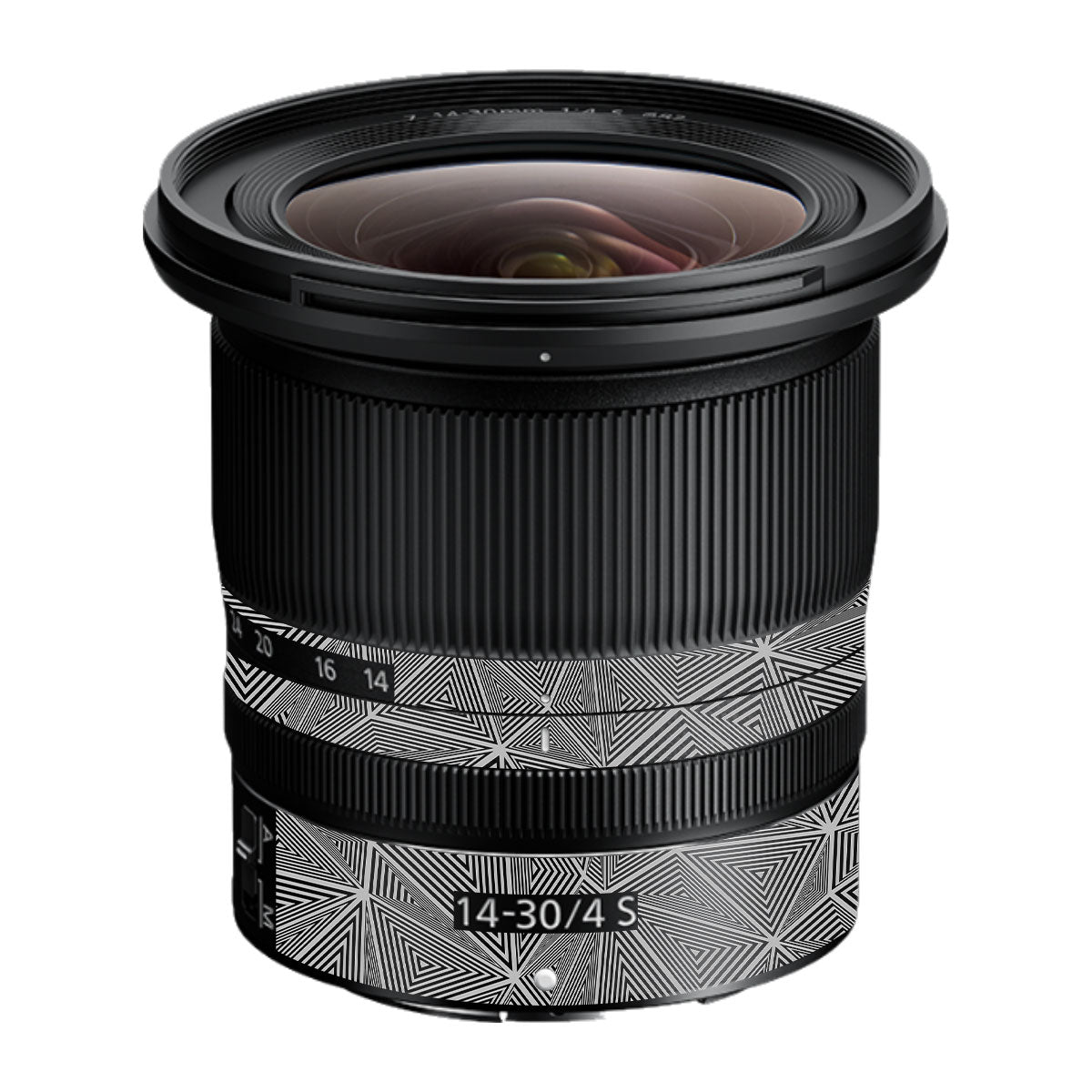 Textured Dark Prism Geometric Nikon Nikkor Z 14-30mm F/4 S Camera Lens Skin