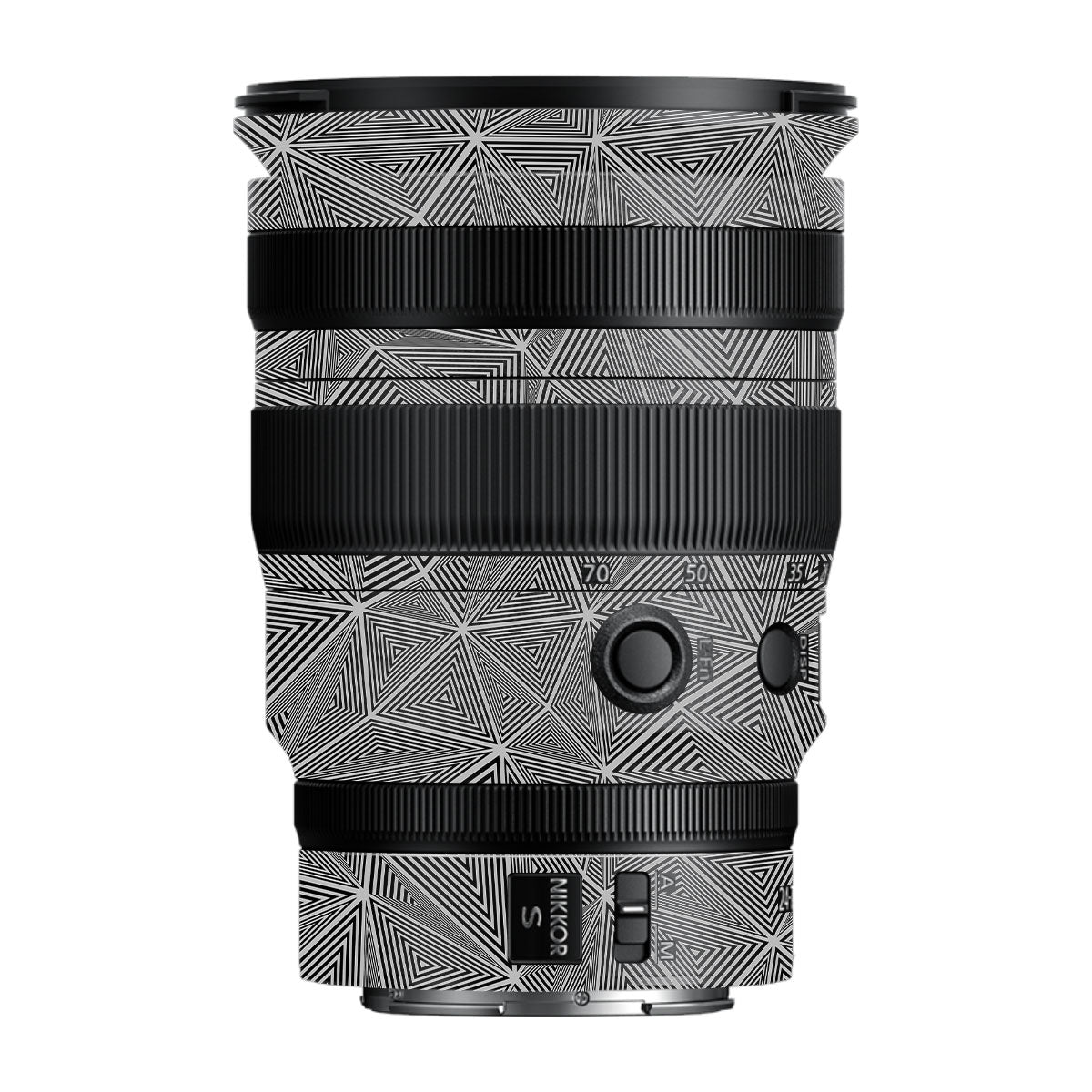 Textured Dark Prism Geometric Nikon Nikkor Z 24-70MM F/2.8 S Camera Lens Skin