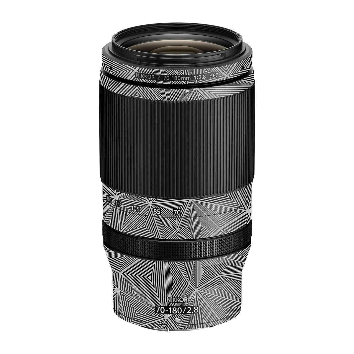 Textured Dark Prism Geometric Nikon Nikkor Z 70-180mm F/2.8 Camera Lens Skin