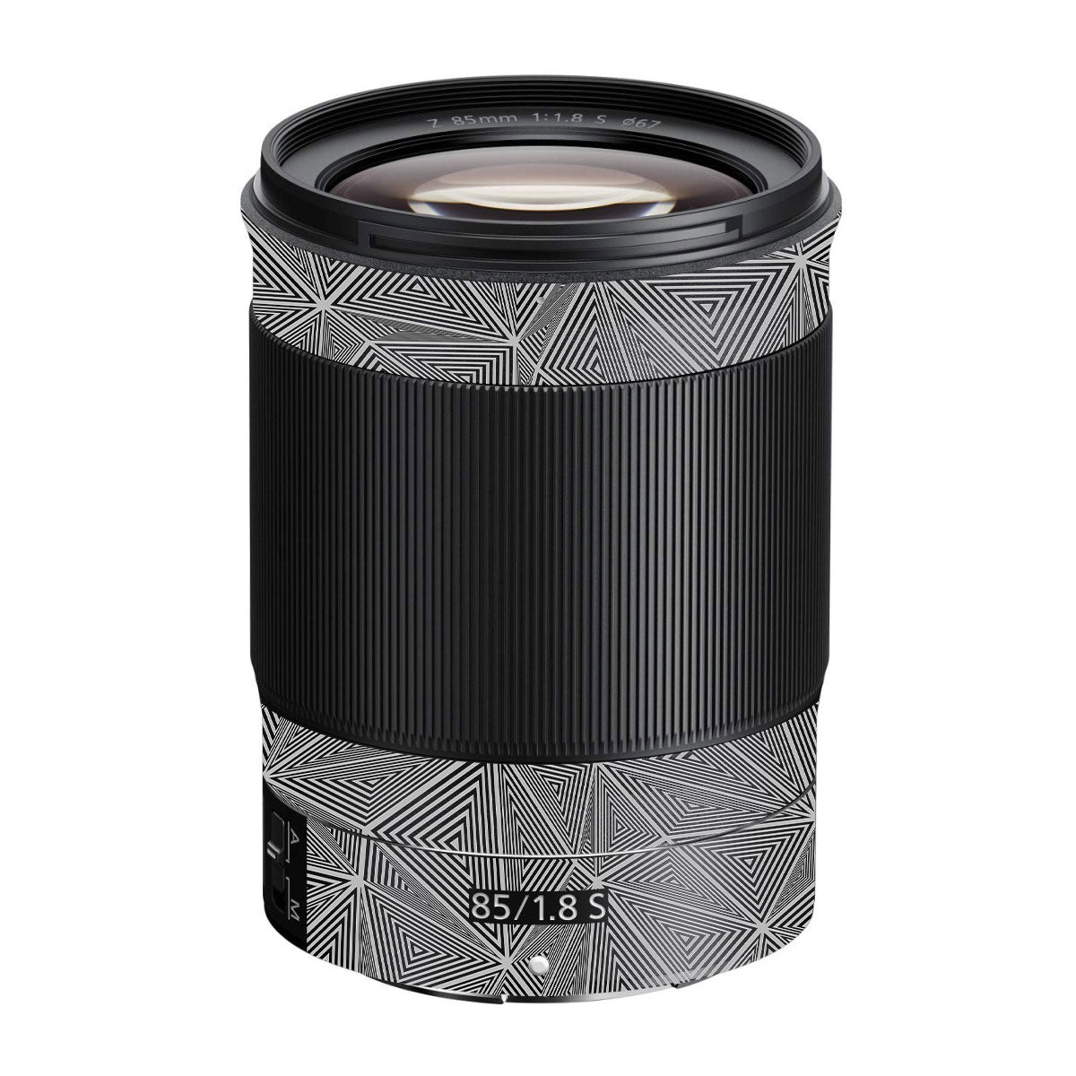 Textured Dark Prism Geometric Nikon Nikkor Z 85mm F/1.8 S Camera Lens Skin
