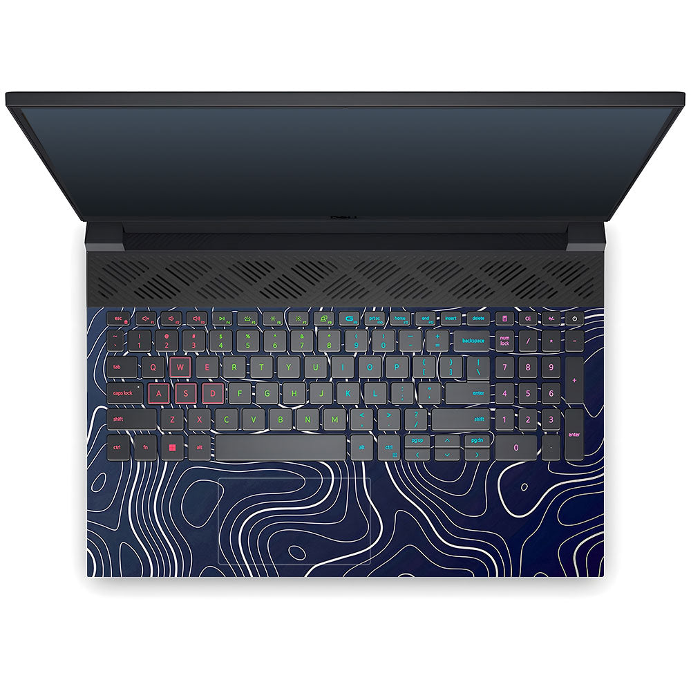 Fluid Lines Design Dell G15 5520, 5530 3D Laptop Skin