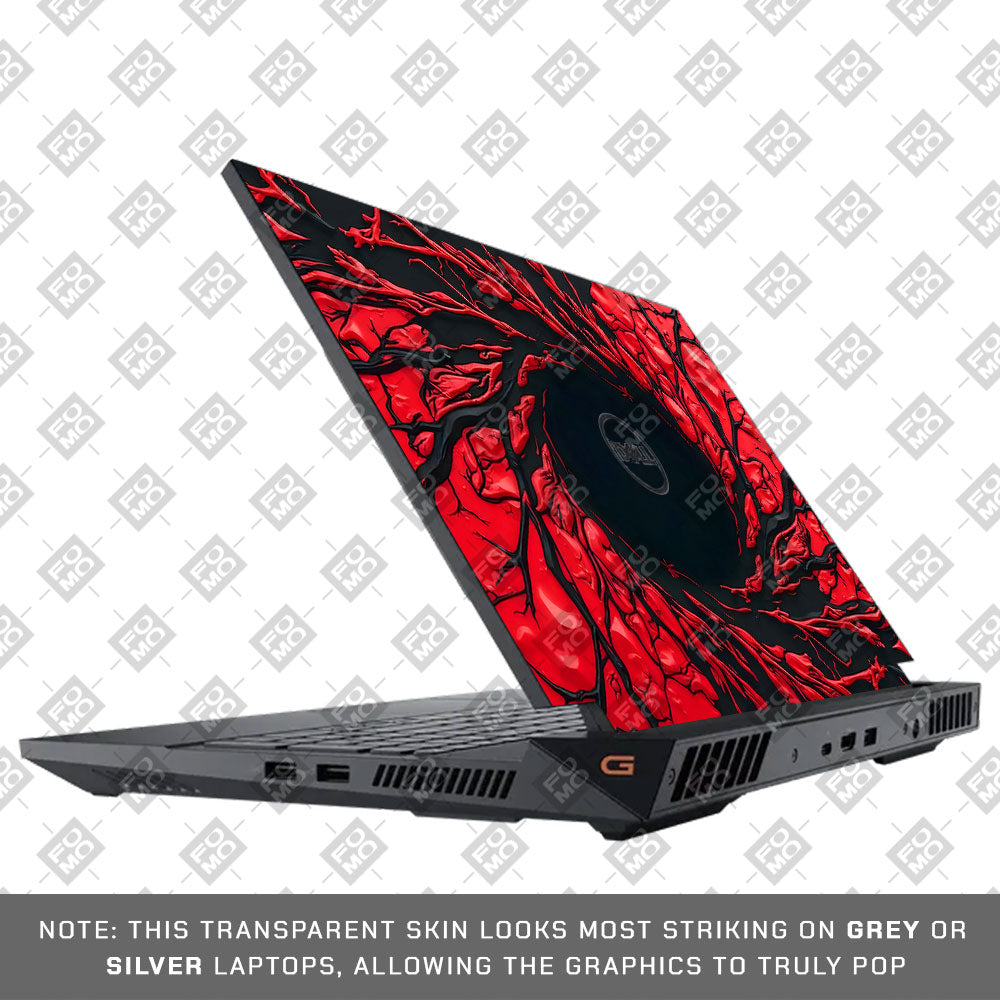Spiderman Web Red Dell G15 5520, 5530 3D Laptop Skin