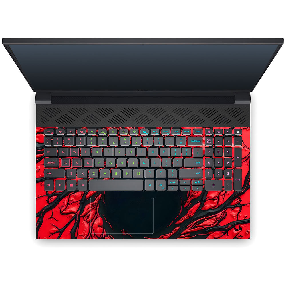 Spiderman Web Red Dell G15 5520, 5530 3D Laptop Skin