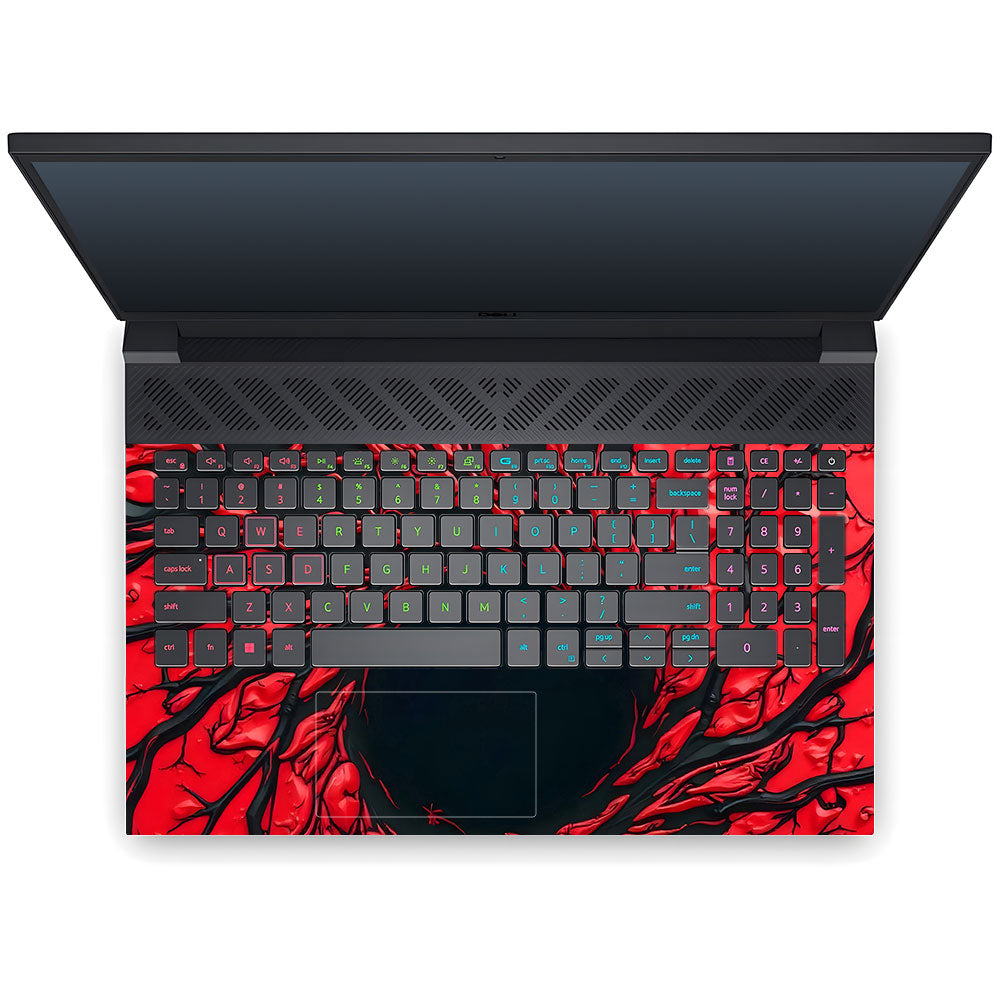 Spiderman Web Red Dell G15 5520, 5530 3D Laptop Skin