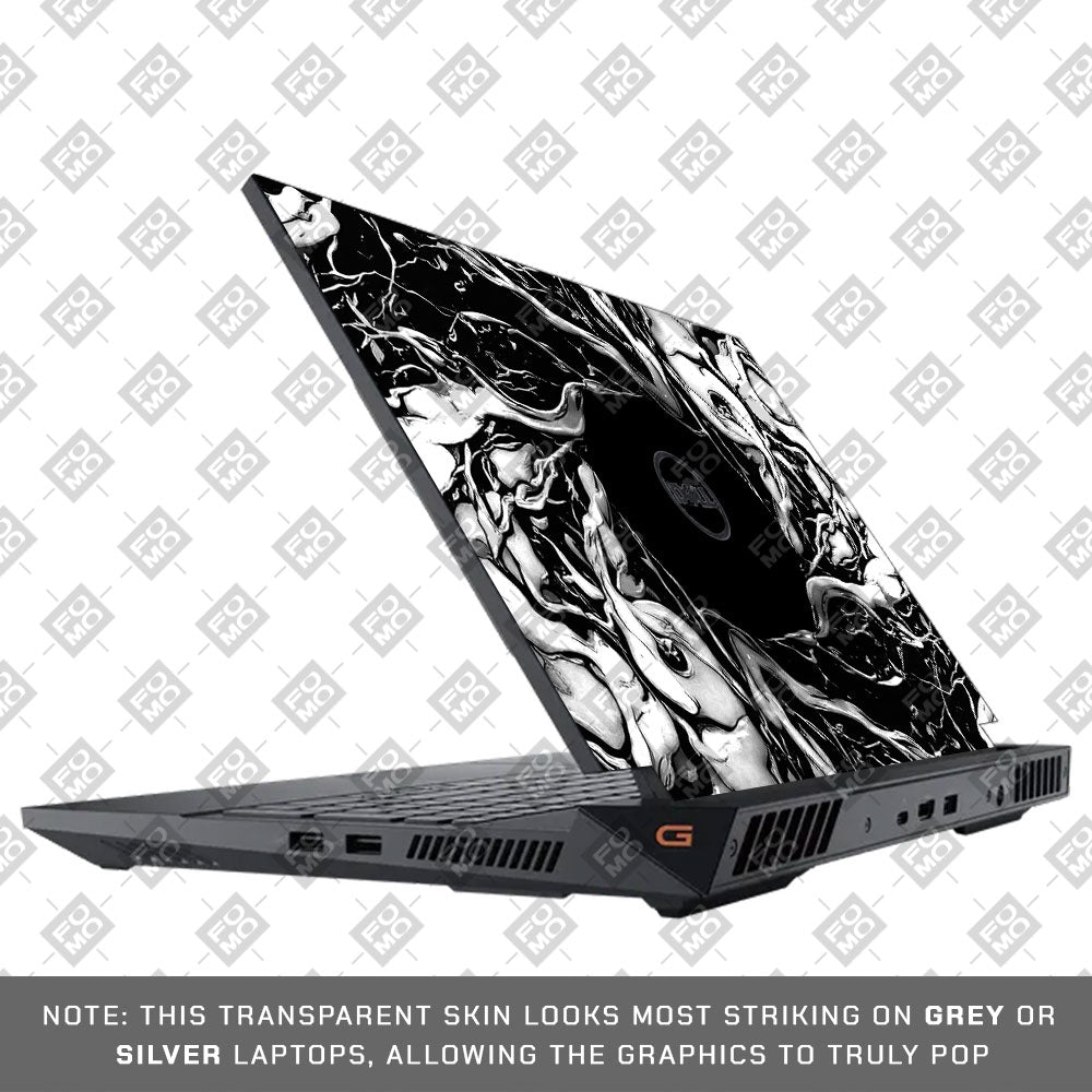 Spiderman Web Black Dell G15 5520, 5530 3D Laptop Skin
