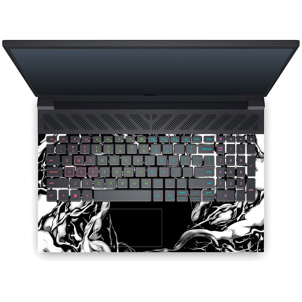 Spiderman Web Black Dell G15 5520, 5530 3D Laptop Skin