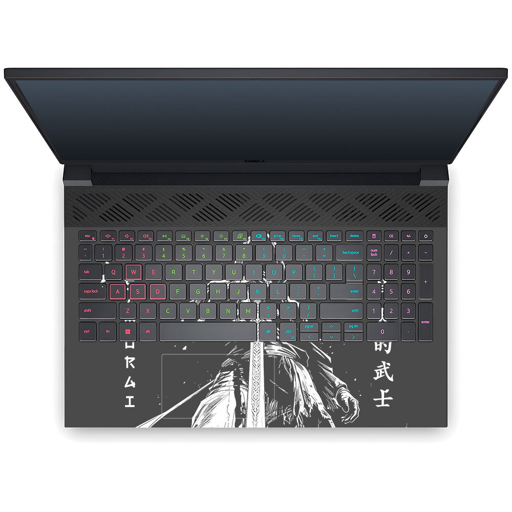 Transparent Ghost Samurai Dell G15 5520, 5530 Laptop Skin