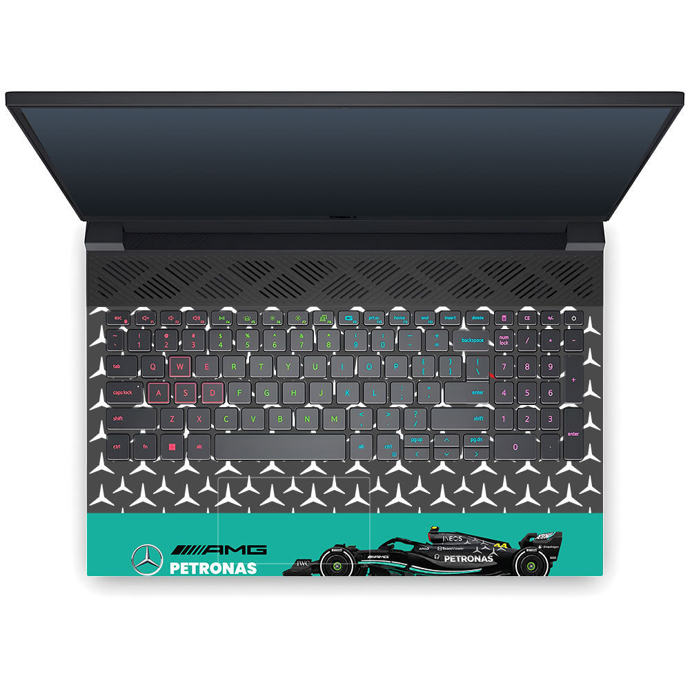 Transparent Mercedes AMG F1 Dell G15 5520, 5530 Laptop Skin