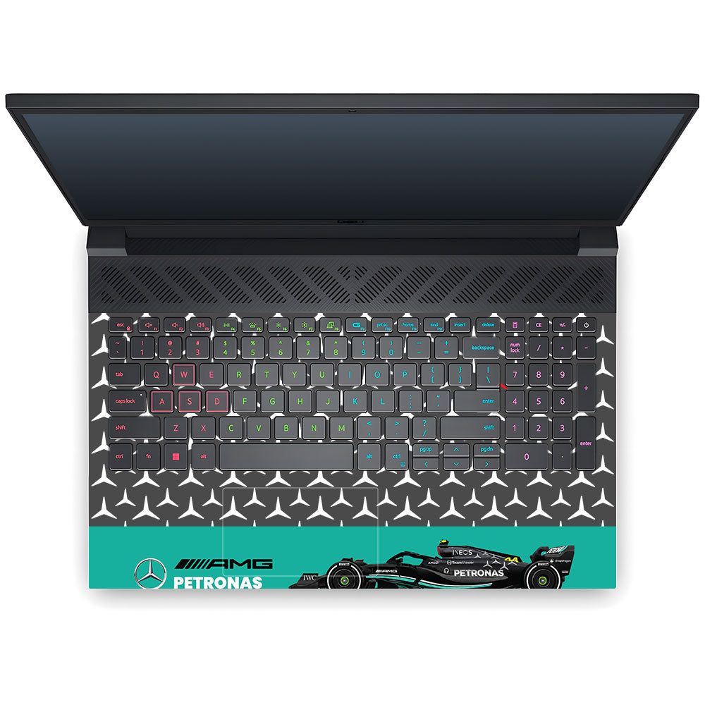 Transparent Mercedes AMG F1 Dell G15 5520, 5530 Laptop Skin