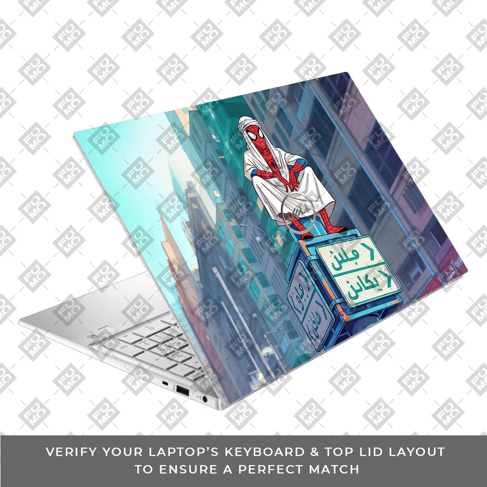 Arabian Spider Man Dell Inspiron 3501 3D Laptop Skin