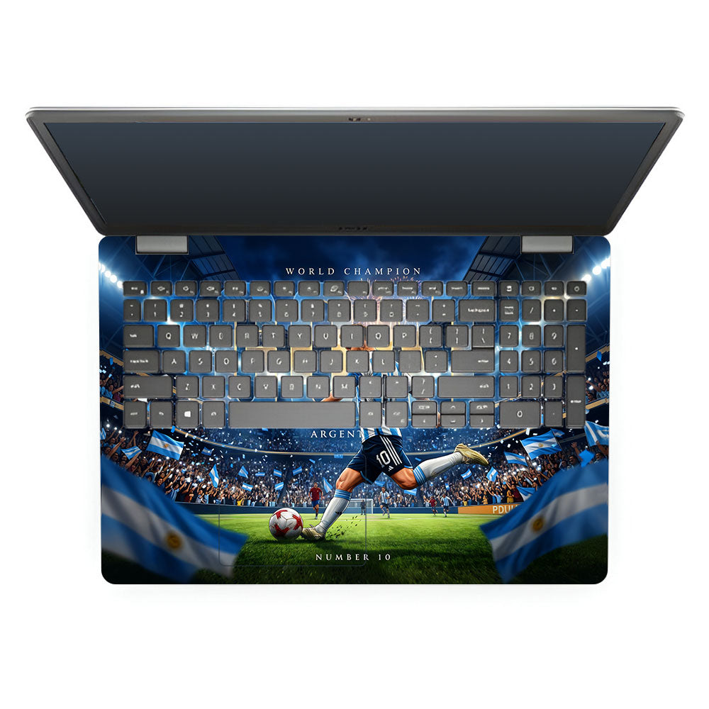 Messi World Champ Energy Dell Inspiron 3501 3D Laptop Skin