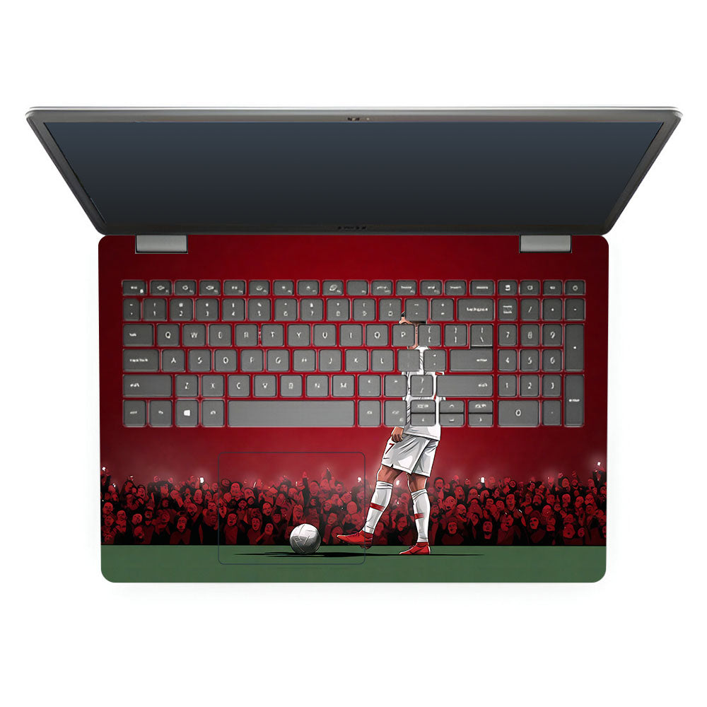 Ronaldo Cold Mode Dell Inspiron 3501 3D Laptop Skin