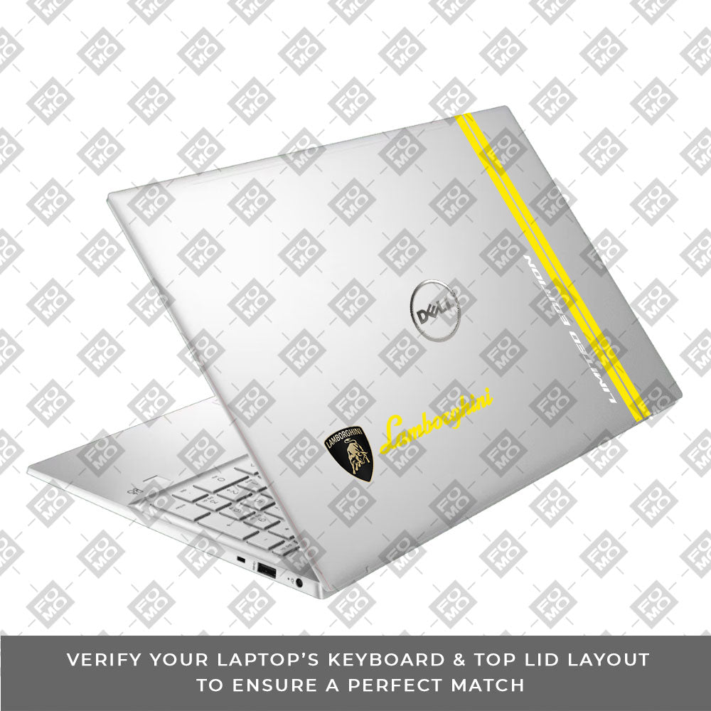 Transparent Lamborghini Limited Edition Dell Inspiron 3501 Laptop Skin
