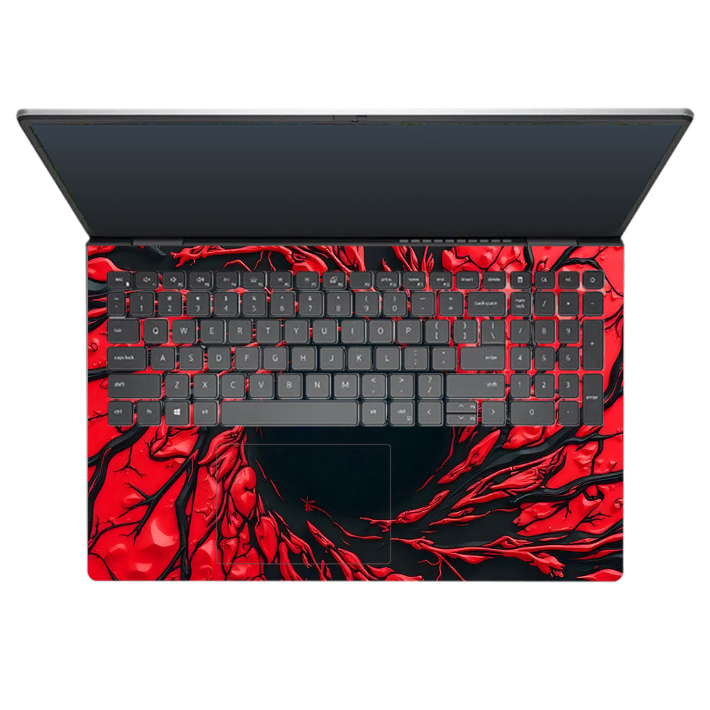 Spiderman Web Red Dell Inspiron 3520 3D Laptop Skin