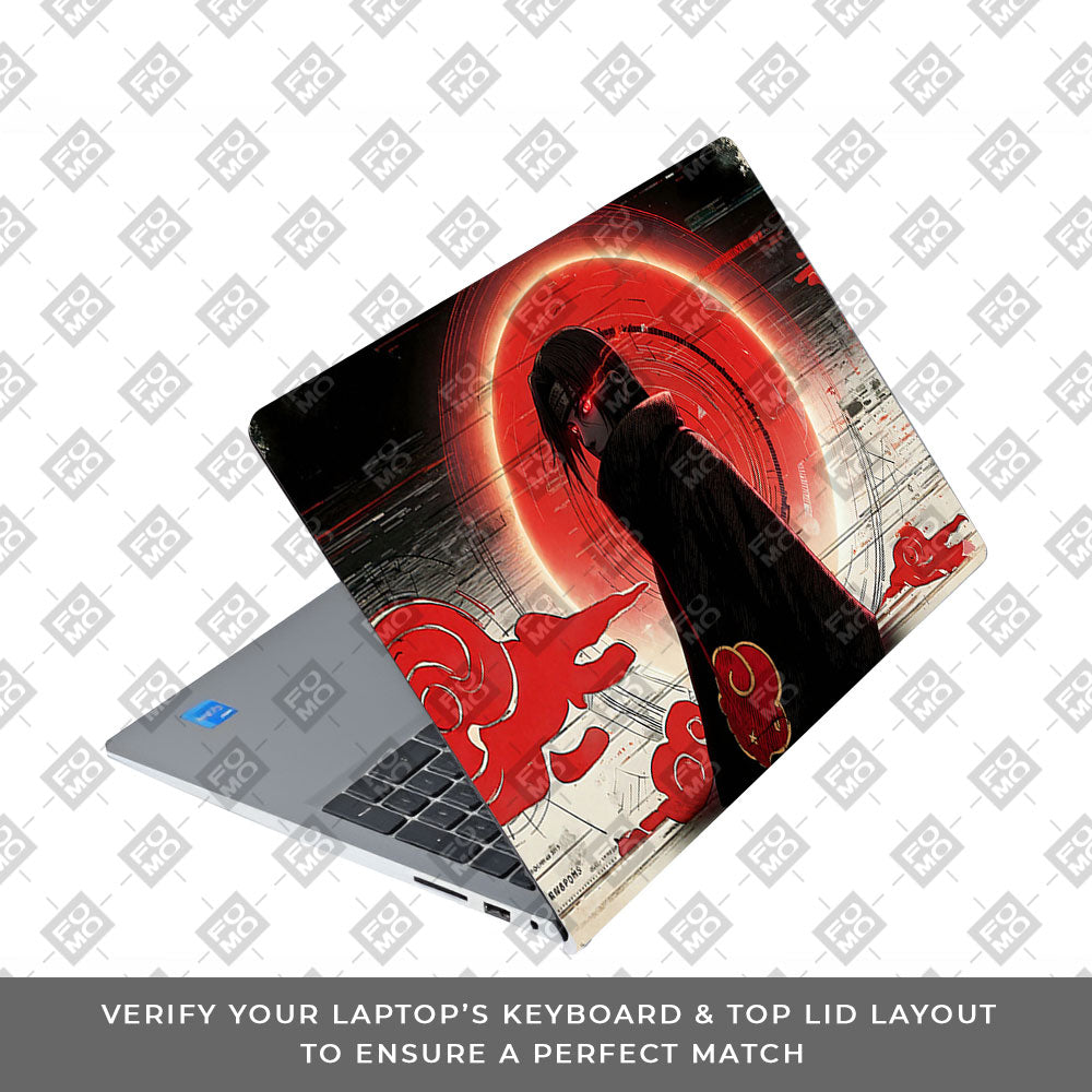Itachi Uchiha Mark of the Akatsuki Dell Inspiron 3520 3D Laptop Skin