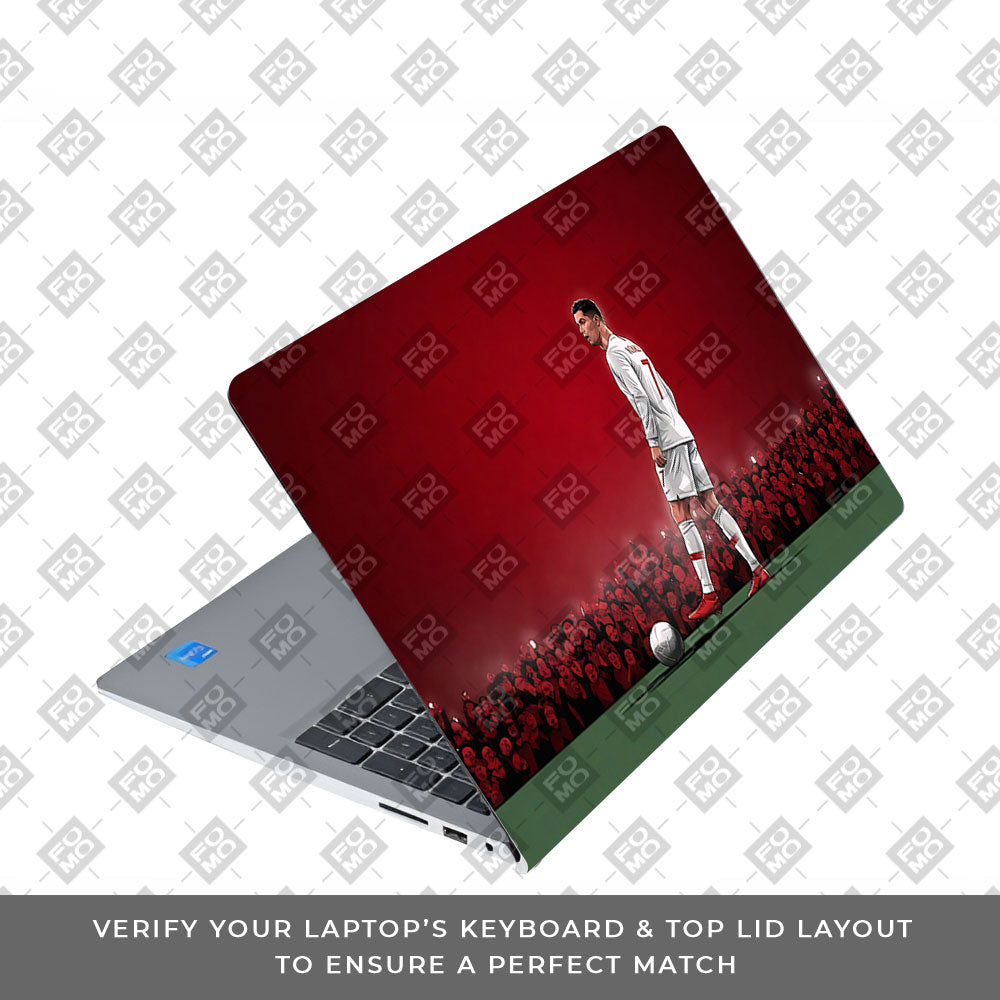 Ronaldo Cold Mode Dell Inspiron 3520 3D Laptop Skin