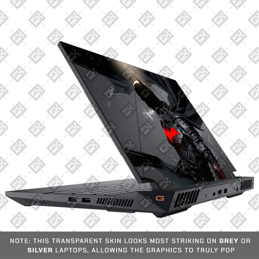 Transparent Dark Knight Dell G15 5520, 5530 Laptop Skin