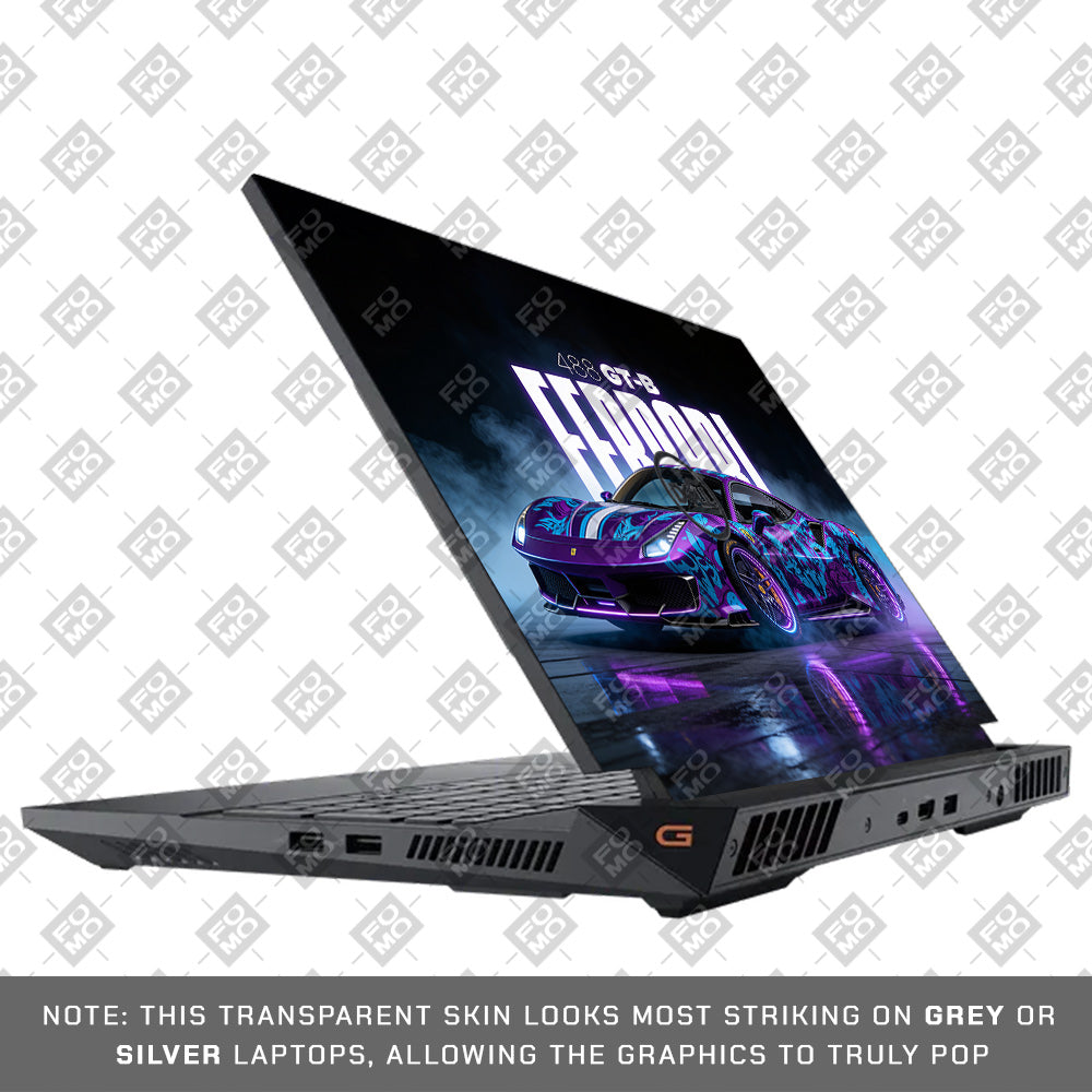 Psycho Drive Ferrari 488 Dell G15 5520, 5530 Laptop Skin