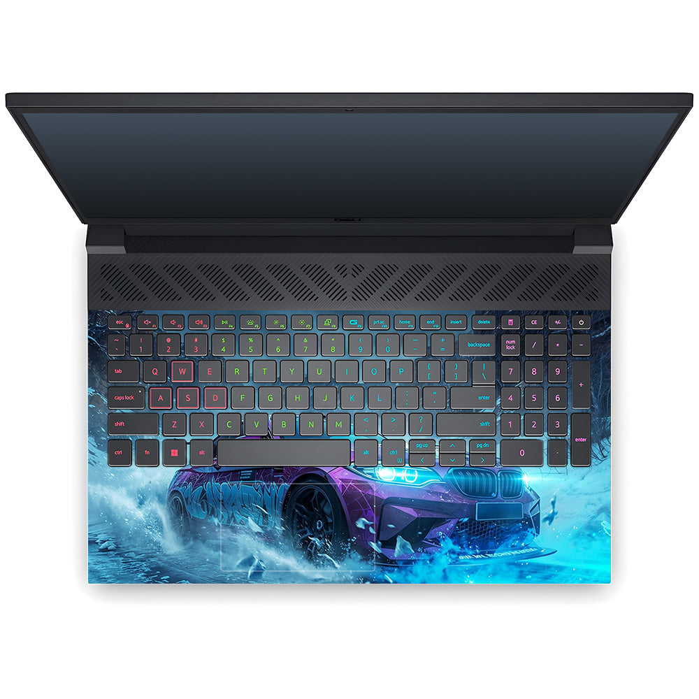 BMW Neon Drift Dell G15 5520, 5530 Laptop Skin