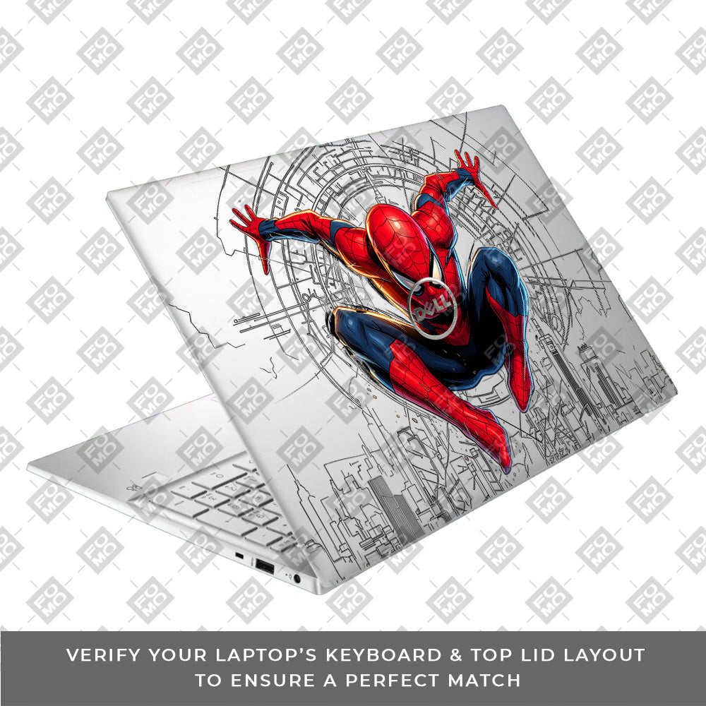 Transparent Web of Destiny Dell Inspiron 3501 Laptop Skin