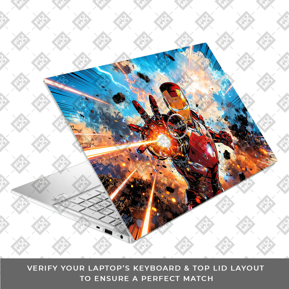 Iron Impact The Arc Reactor Dell Inspiron 3501 Laptop Skin