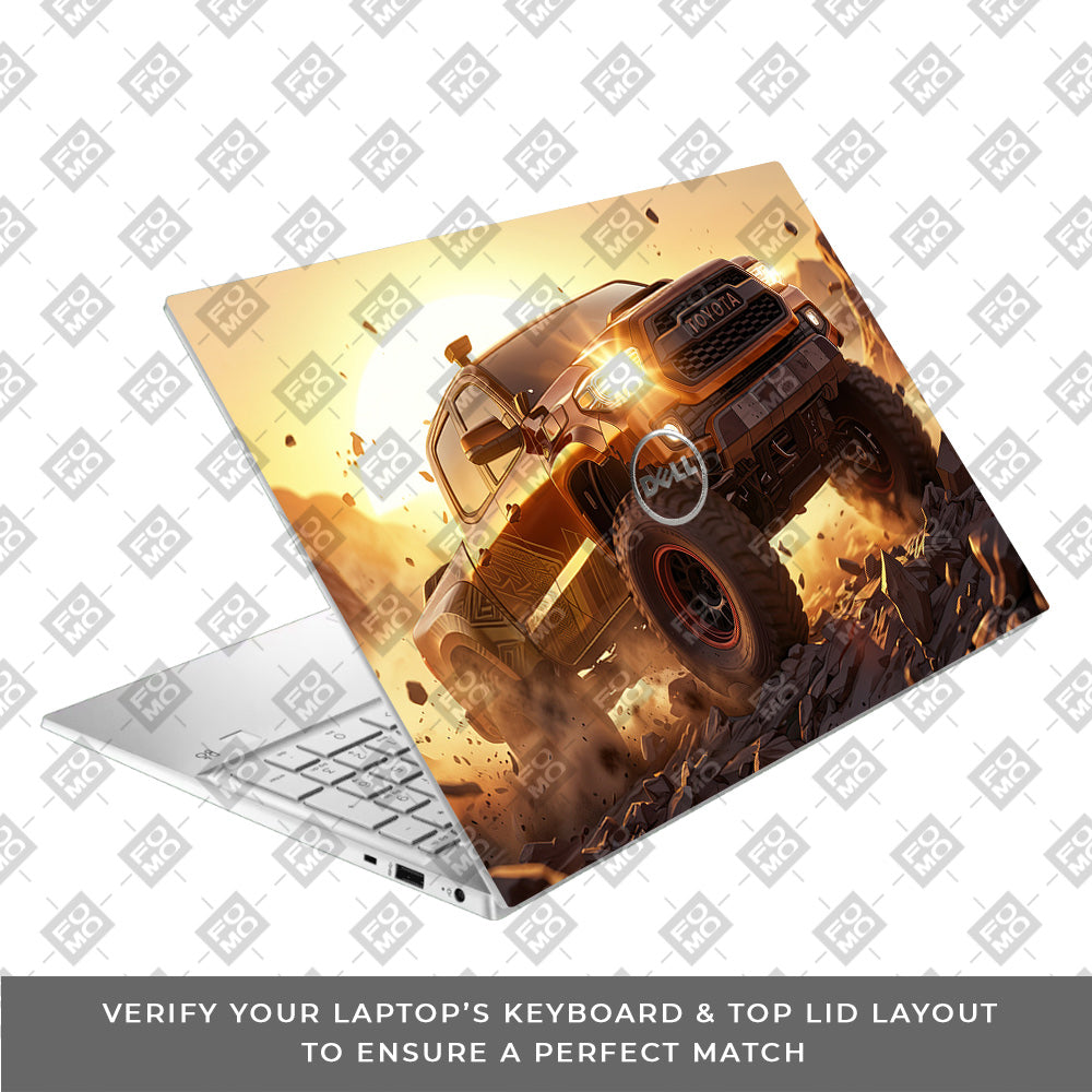 Toyota Off Road Beast Dell Inspiron 3501 Laptop Skin