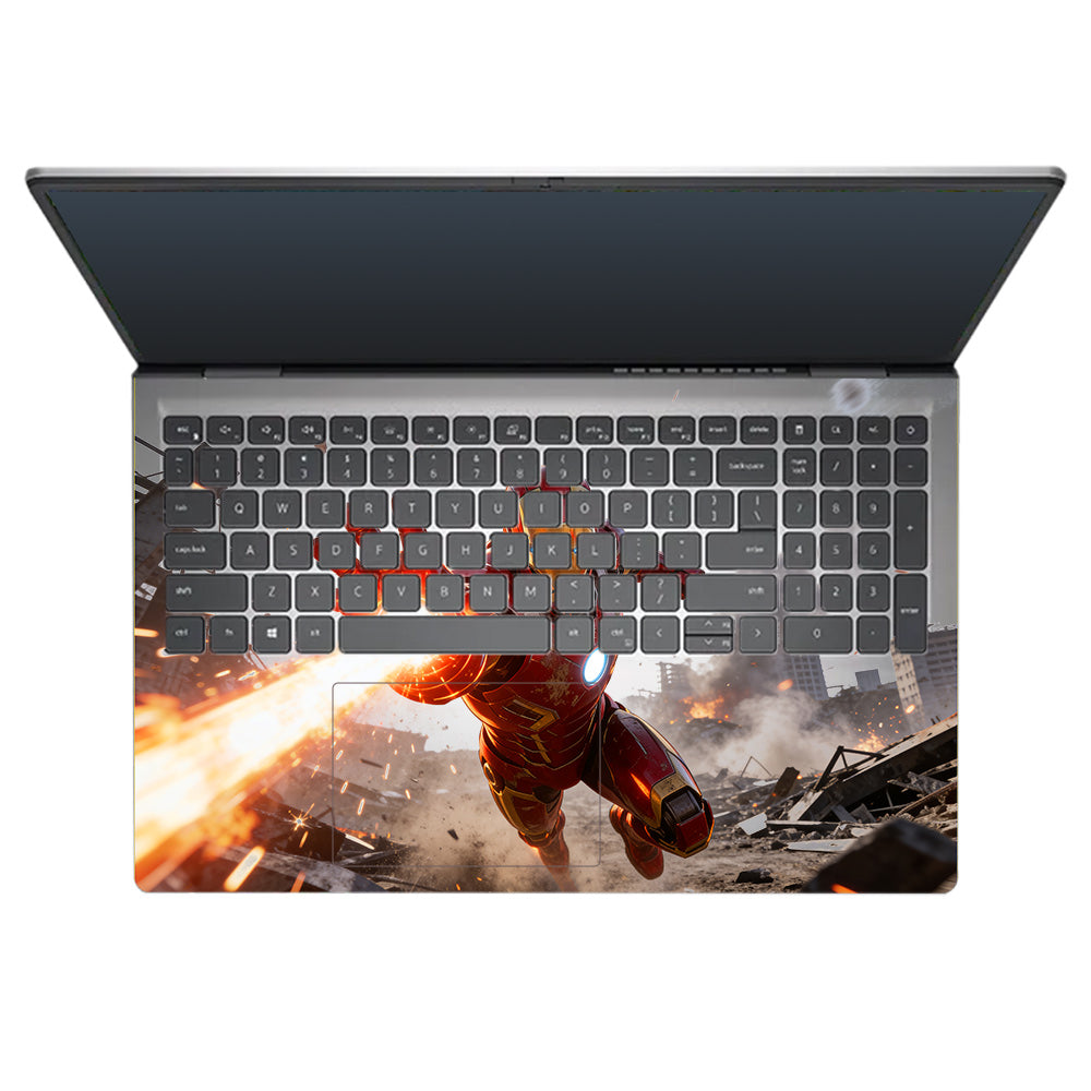 Transparent Iron Fist Dell Inspiron 3520 Laptop Skin