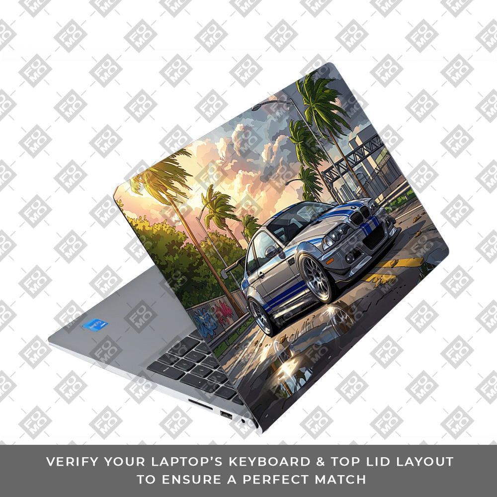 Street Icon BMW E46 Drift Legend Dell Inspiron 3520 Laptop Skin