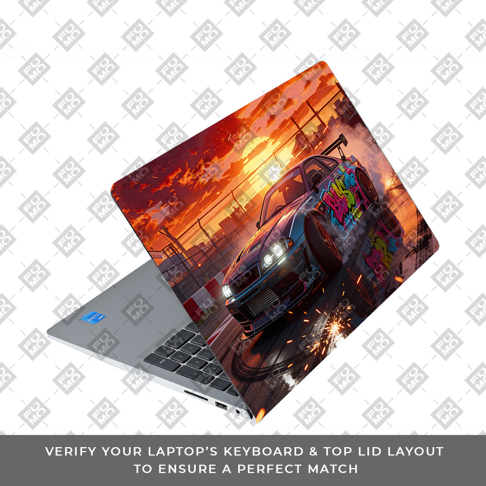 Tokyo Drift Vibes Dell Inspiron 3520 Laptop Skin