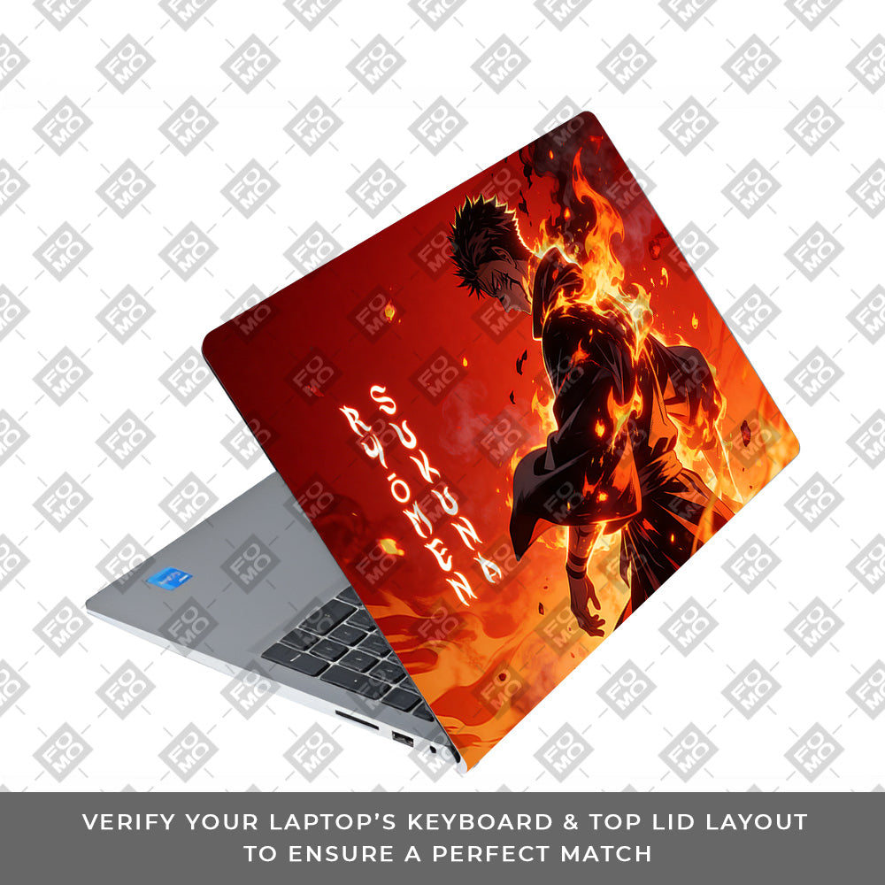 Ryomen Sukuna Lord of Curses Dell Inspiron 3520 Laptop Skin