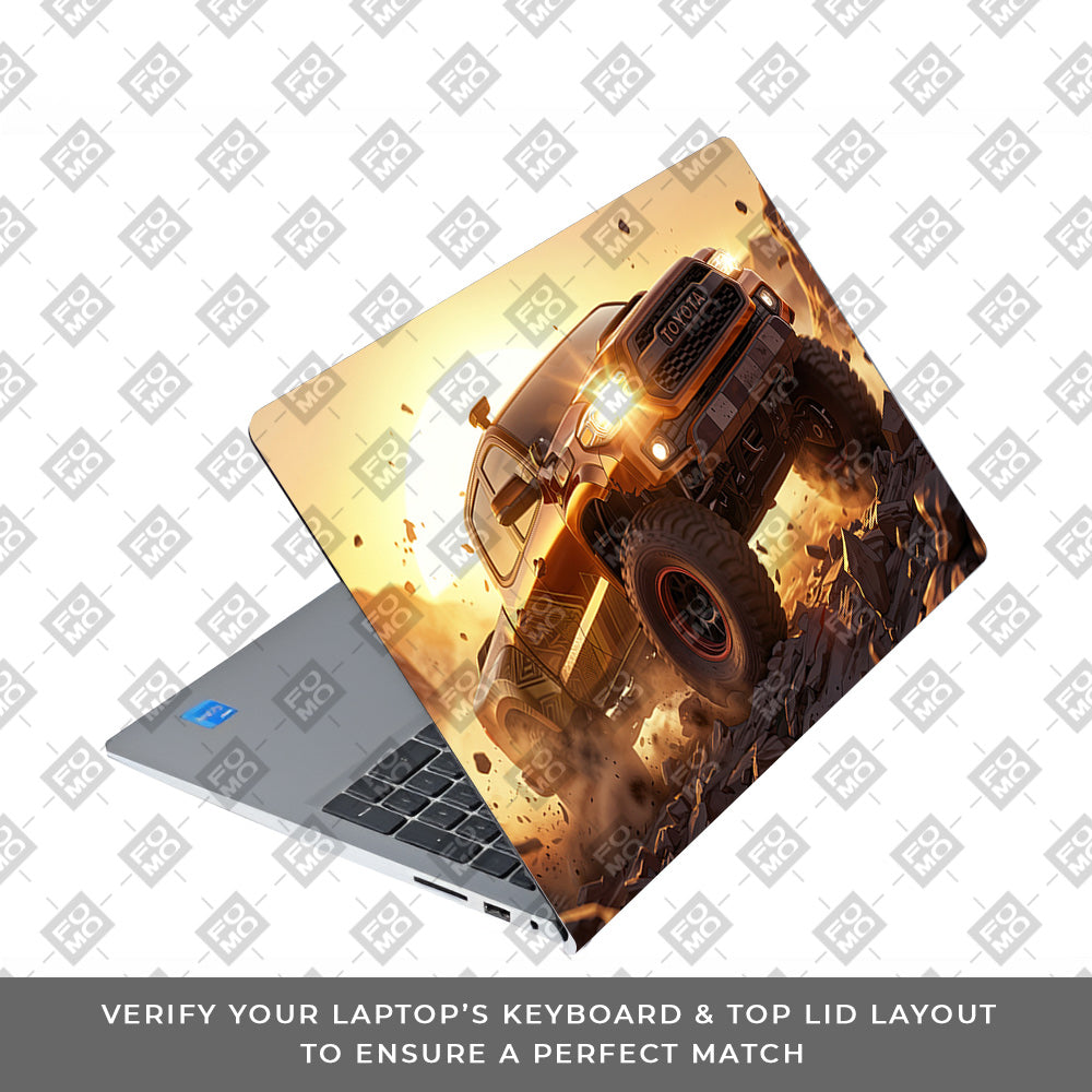 Toyota Off Road Beast Dell Inspiron 3520 Laptop Skin
