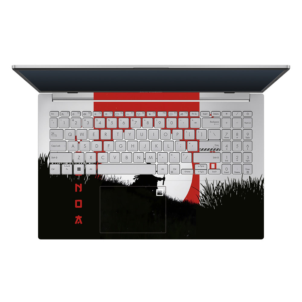 Transparent Swordsman’s Resolve Asus Vivobook Go 15 E1504G Laptop Skin