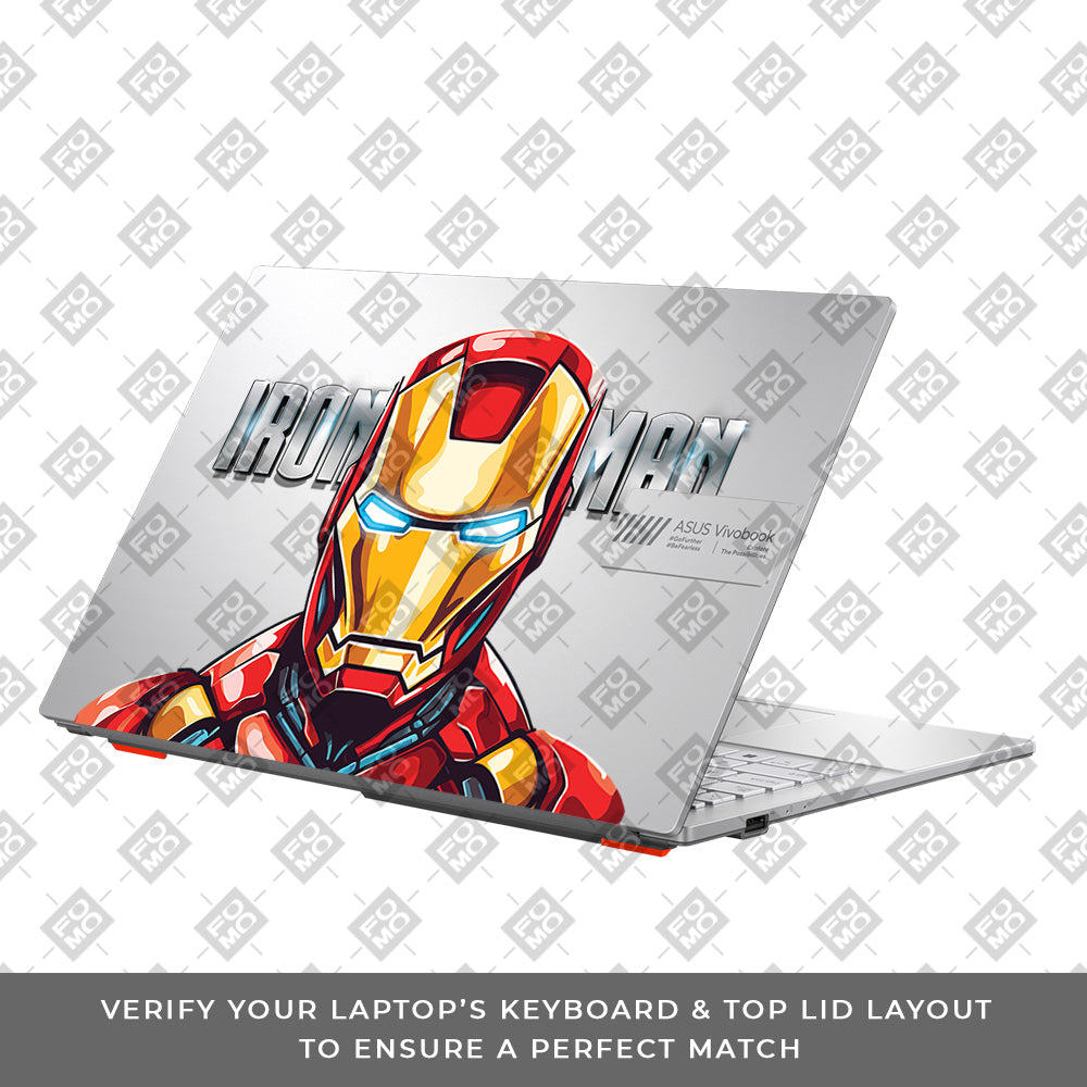 Transparent Arc Reactor Asus Vivobook Go 15 E1504G Laptop Skin