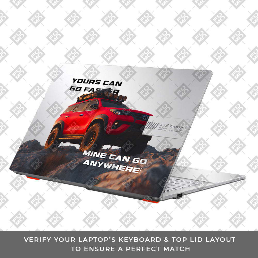 Transparent Off-Road Beast Asus Vivobook Go 15 E1504G Laptop Skin
