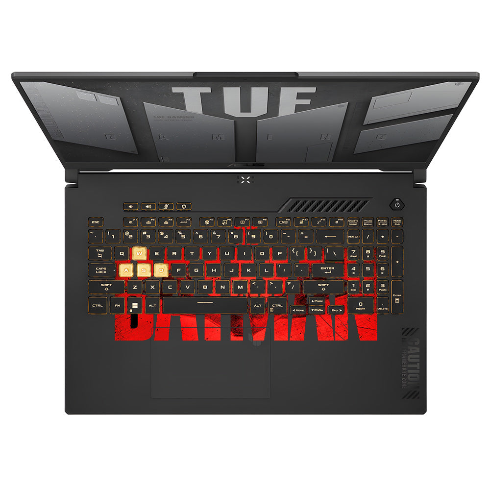 Transparent The Batman Asus TUF Gaming F17 FX707Z Laptop Skin