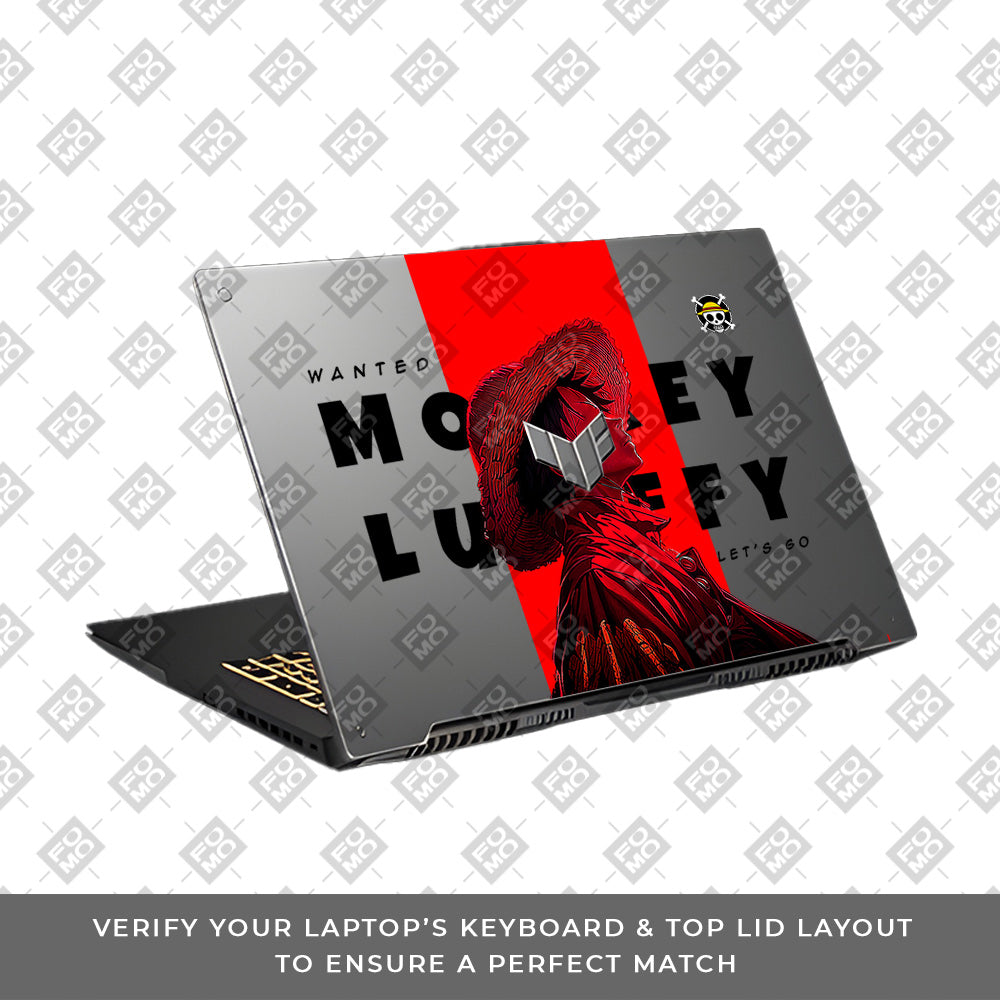 Transparent Pirate King Asus TUF Gaming F17 FX707Z Laptop Skin