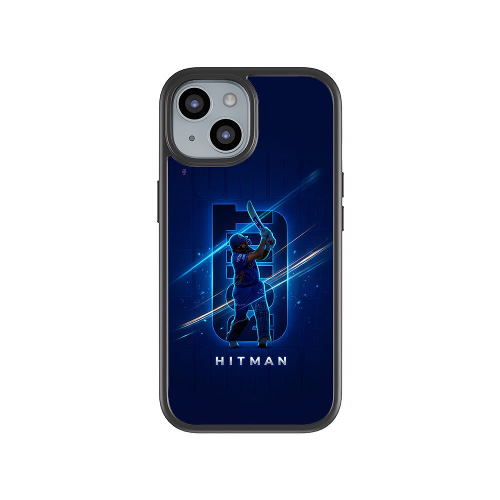 Rohit Sharma Hitman Cricket Sports 3D Skin with Shockguard Armour Magsafe Case for Apple iPhone 15 Plus