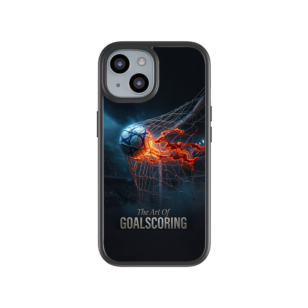 The Art of Goal Scoring Football Sports 3D Skin with Shockguard Armour Magsafe Case for Apple iPhone 15