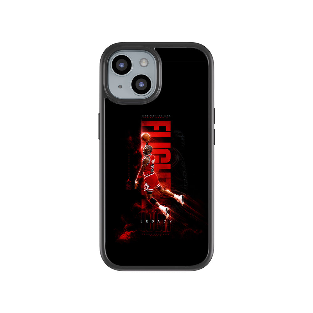Jordan 23 Flight Sports 3D Skin with Shockguard Armour Magsafe Case for Apple iPhone 15