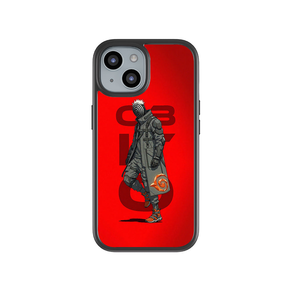Obito Rebirth 3D Skin with Shockguard Armour Magsafe Case for Apple iPhone 15 Plus