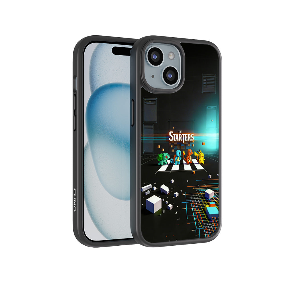 The Pokemon Starters 3D Skin with Shockguard Armour Magsafe Case for Apple iPhone 15 Plus