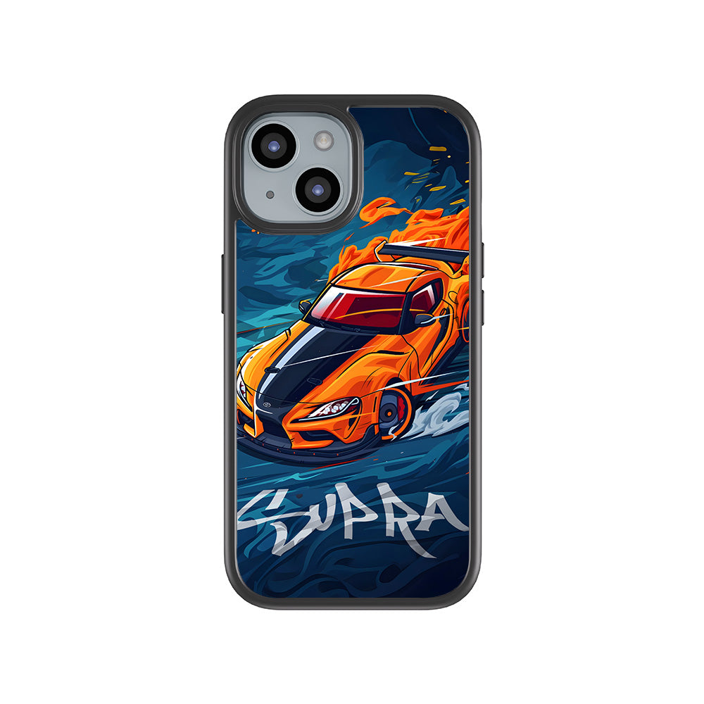 Blazing Supra 3D Skin with Shockguard Armour Magsafe Case for Apple iPhone 15