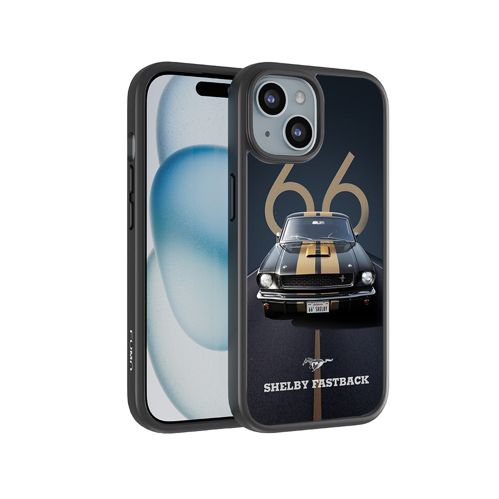 Shelby Mustang GT350H 3D Skin with Shockguard Armour Magsafe Case for Apple iPhone 15
