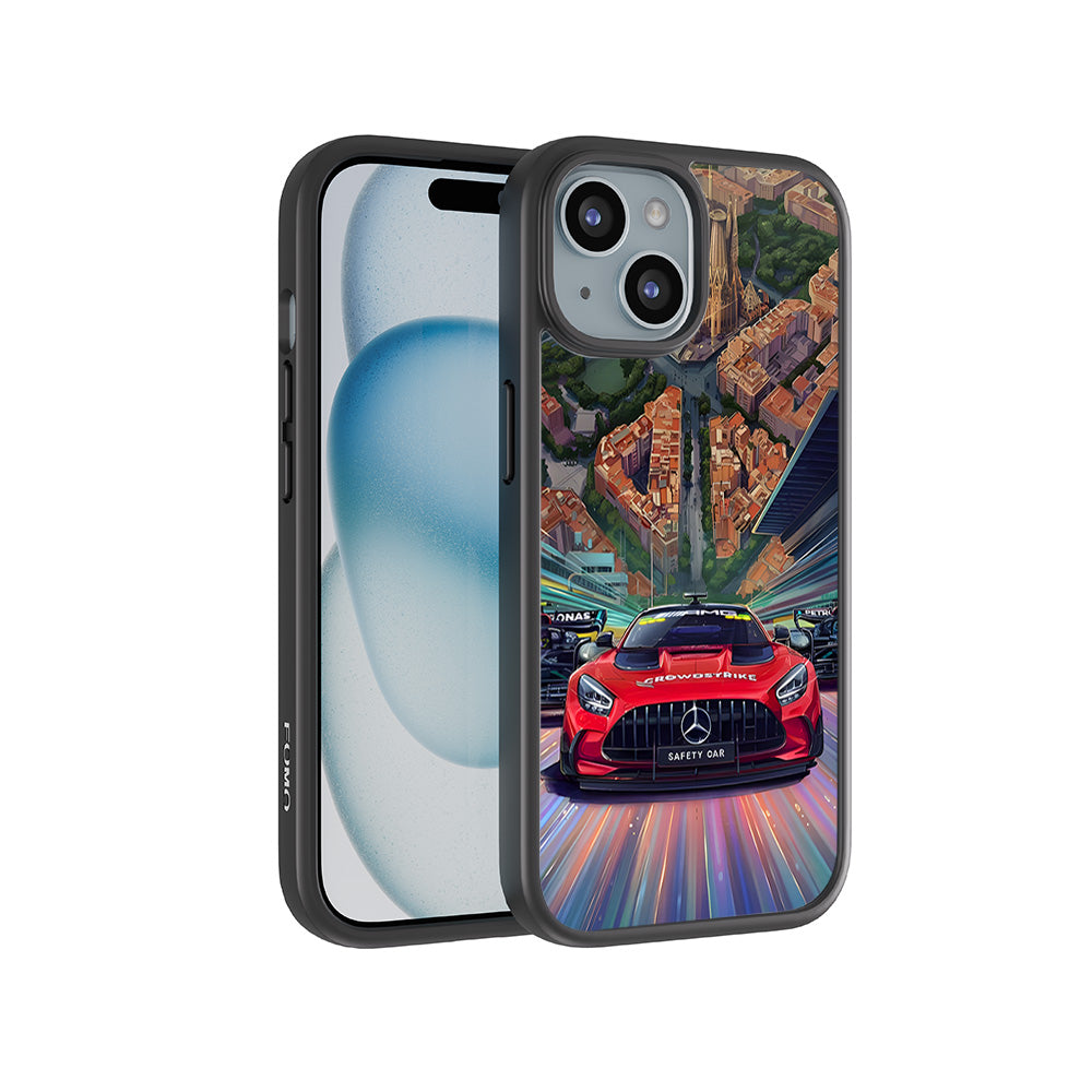 2023 Spanish Grand Prix 3D Skin with Shockguard Armour Magsafe Case for Apple iPhone 15
