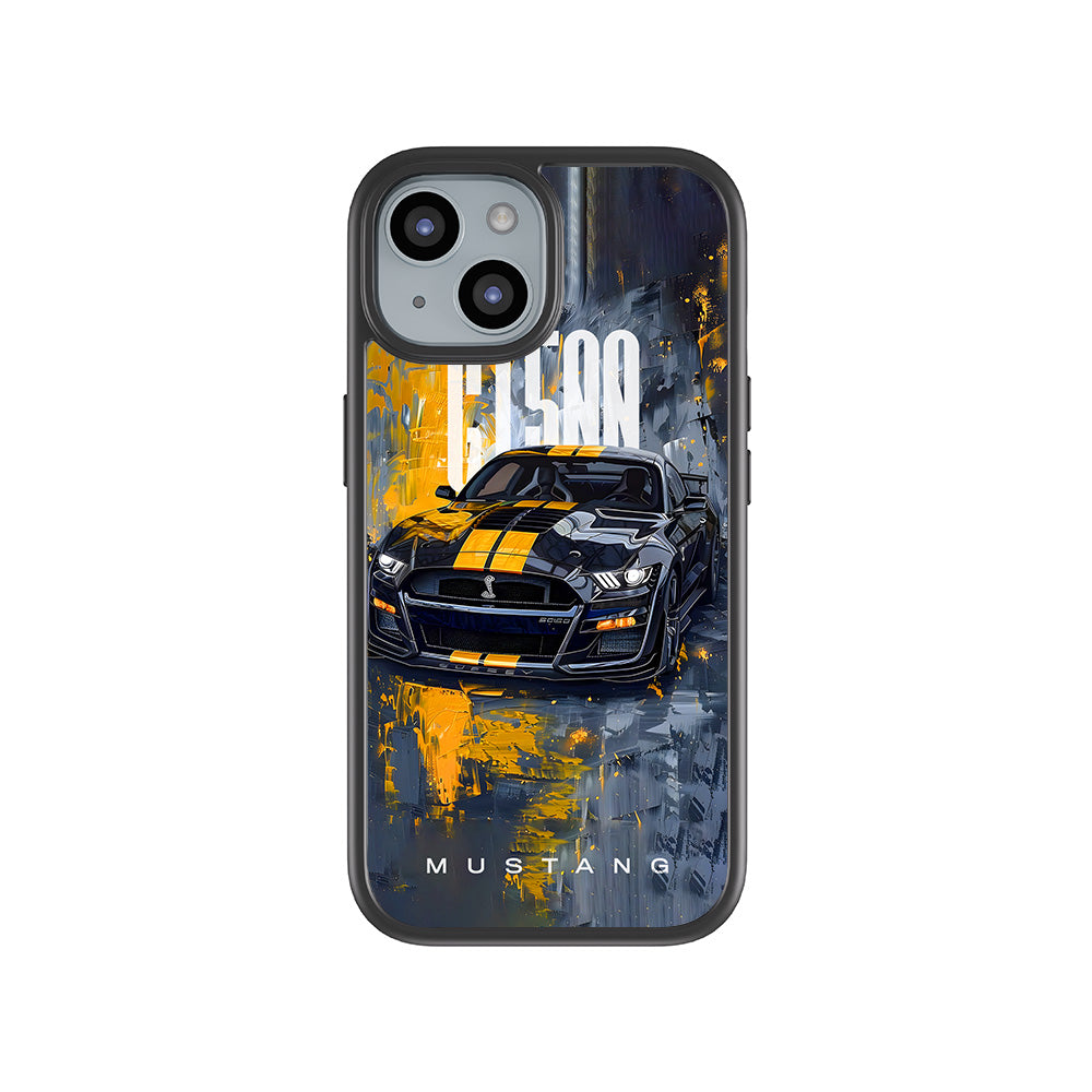Ford Mustang GT500 3D Skin with Shockguard Armour Magsafe Case for Apple iPhone 15