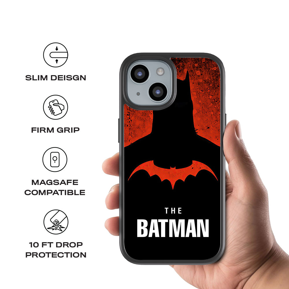 The Batman Comic 3D Skin with Shockguard Armour Magsafe Case for Apple iPhone 15