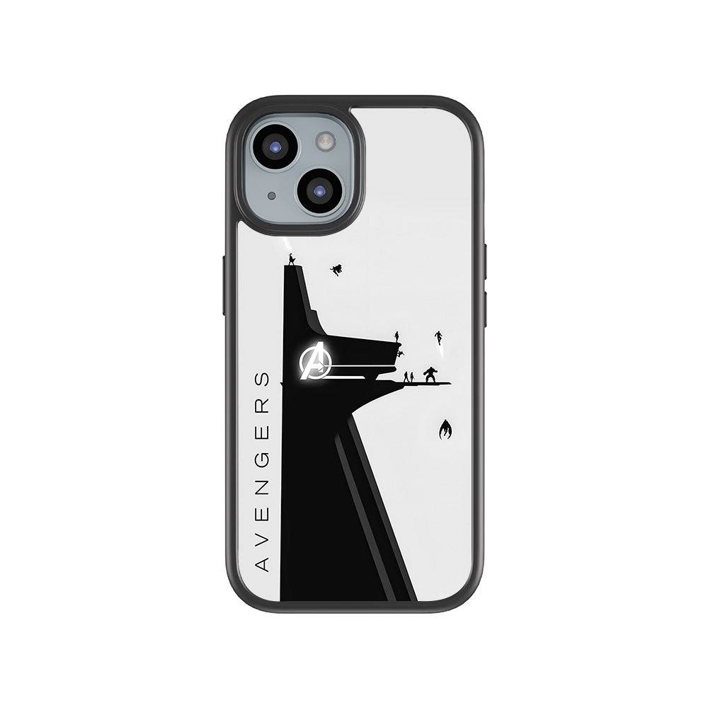Avengers In Action 3D Skin with Shockguard Armour Magsafe Case for Apple iPhone 15