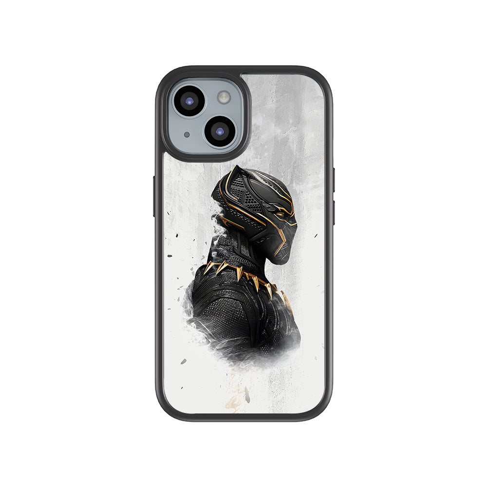Wakanda Forever Black Panther Comic 3D Skin with Shockguard Armour Magsafe Case for Apple iPhone 15 Plus