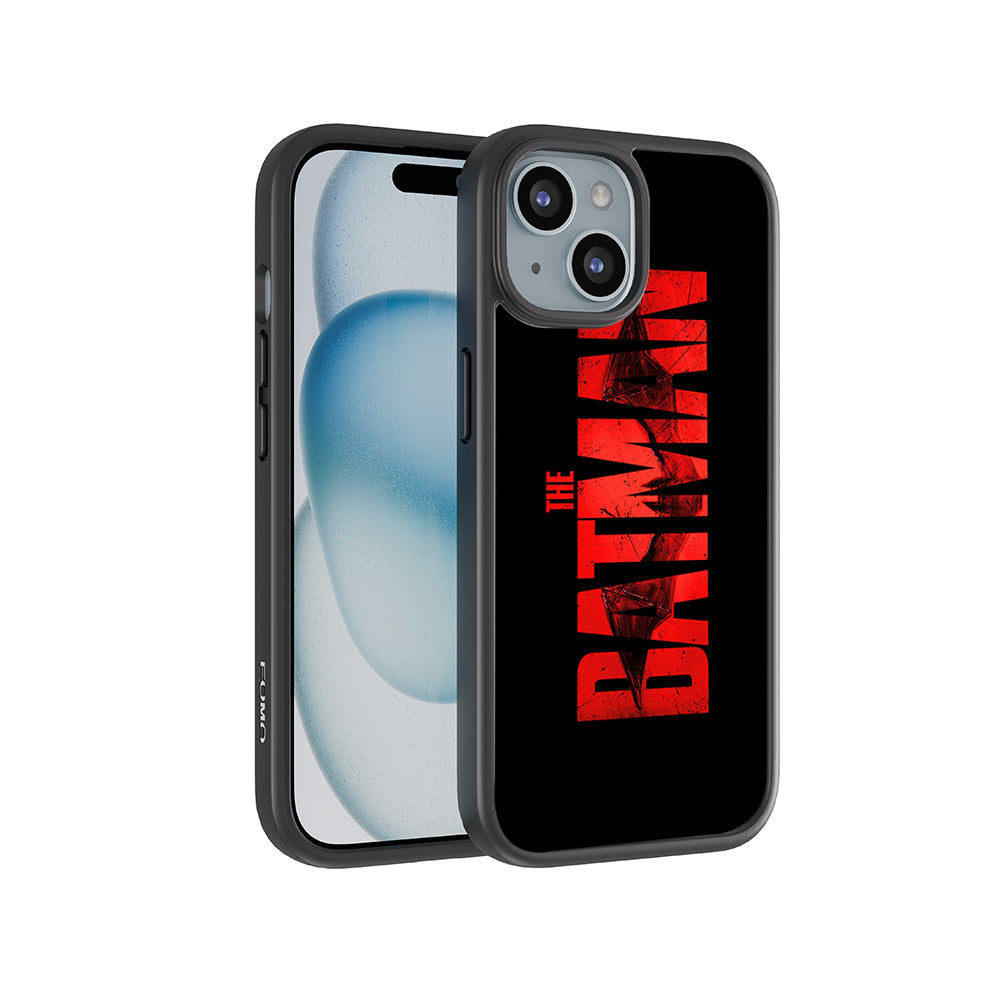 The Batman in Bold Red 3D Skin with Shockguard Armour Magsafe Case for Apple iPhone 15 Plus