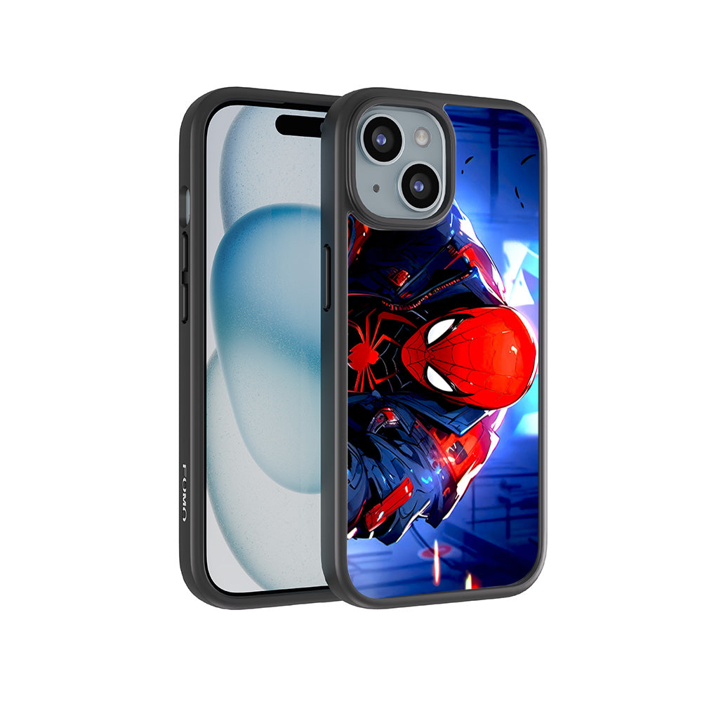 Spider-Man Reloaded 3D Skin with Shockguard Armour Magsafe Case for Apple iPhone 15